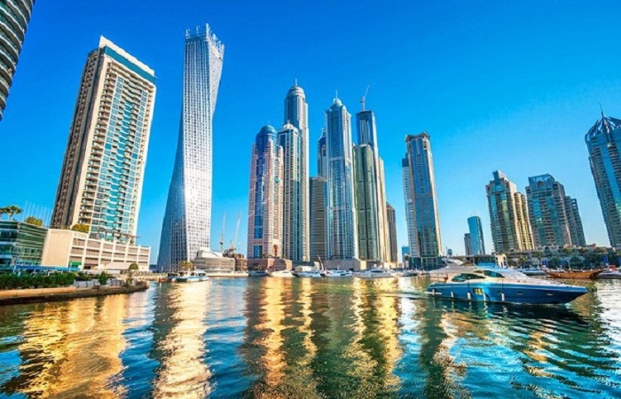 united-arab-emirates-dubai-in-pictures-beautiful-places-to-photograph-dubai-marina-skyline-sunset
